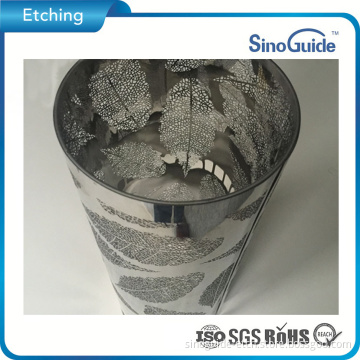 Iso 9001 Quality Control Photo Etched Parts Etched Stainless Steel Lampshade